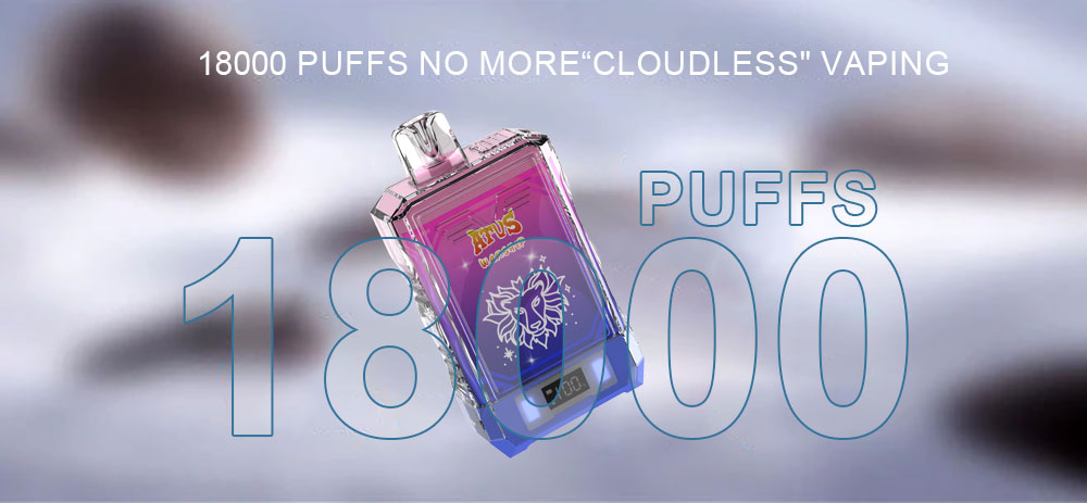 DE015 New York NY USA 18000 Puffs Disposable Vape with LED display screen and adjustable airflow rechargeable ATVS Vape