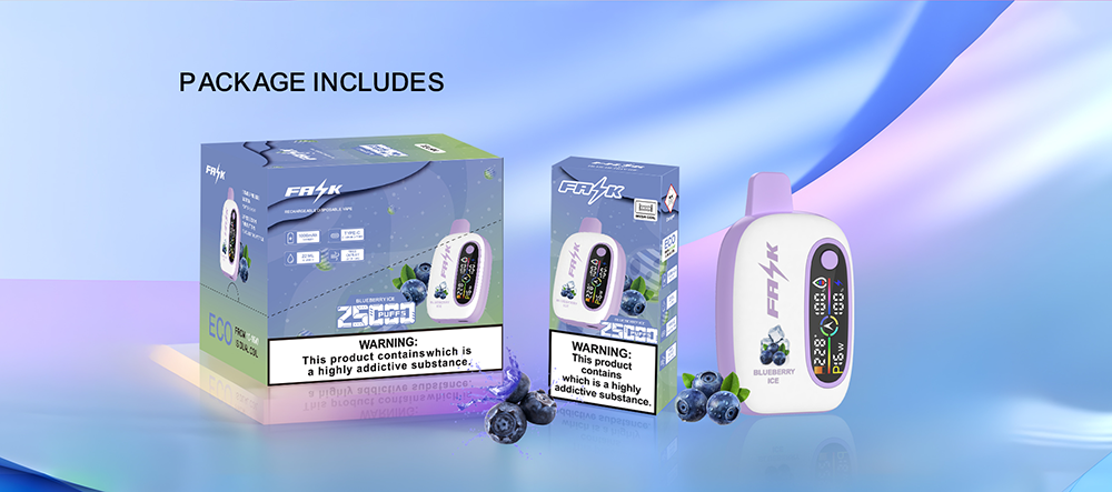 DE016 New York NY USA 25000 Puffs Disposable Vape with LED display screen and adjustable airflow rechargeable
