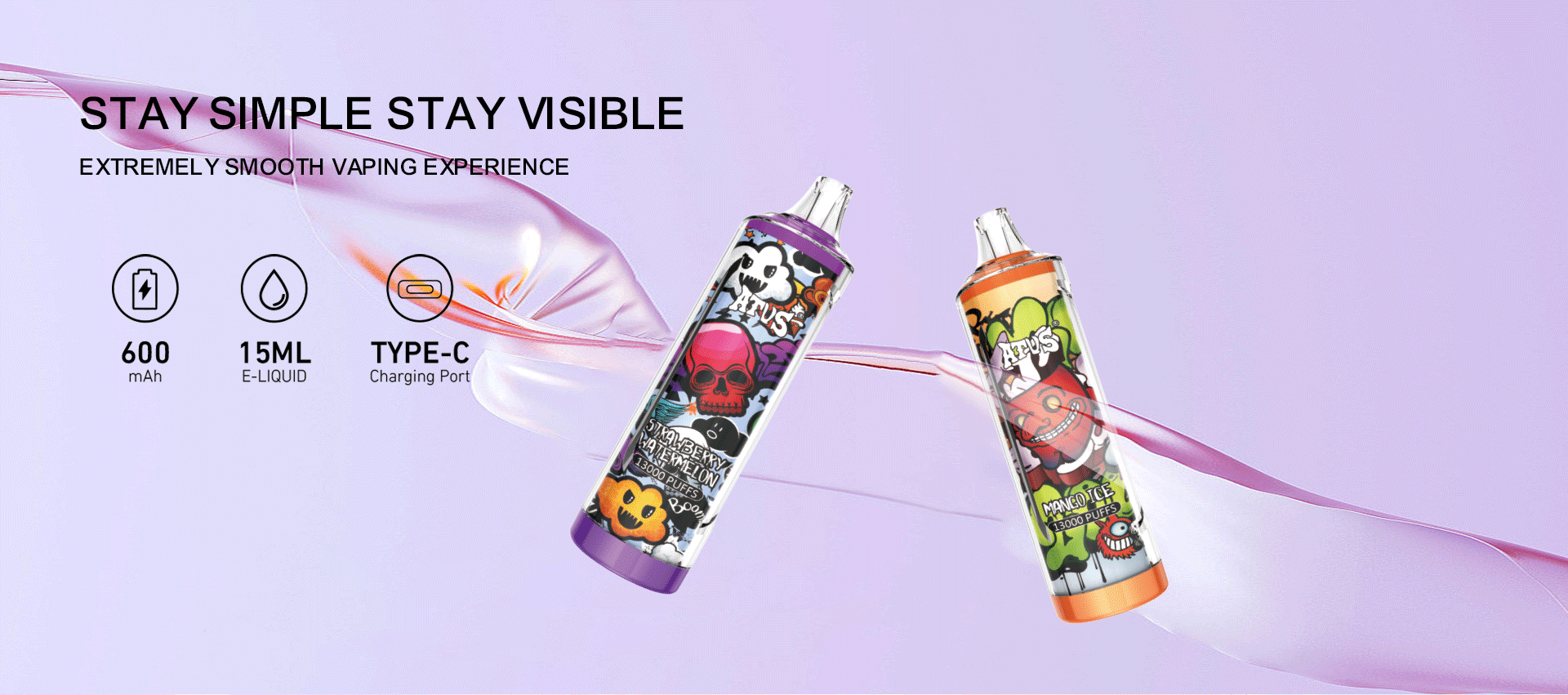 DE018 New York NY USA 13000 Puffs Disposable Vape with rechargeable ATVS Vape
