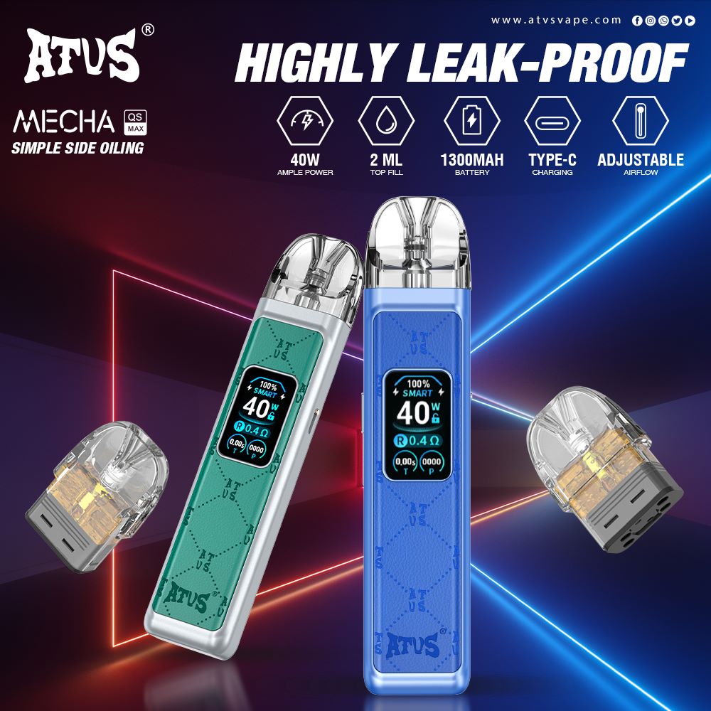 Refillable Pod Kit System Device Custom Silicone seal vapes ATVS France Warehouse Stock screen vape 2g vape pod system closed pod system economical disposable pods