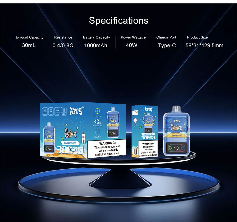 DE021 New York NY USA 30000 Puffs Disposable Vape with LED display screen and adjustable airflow MTL DTL