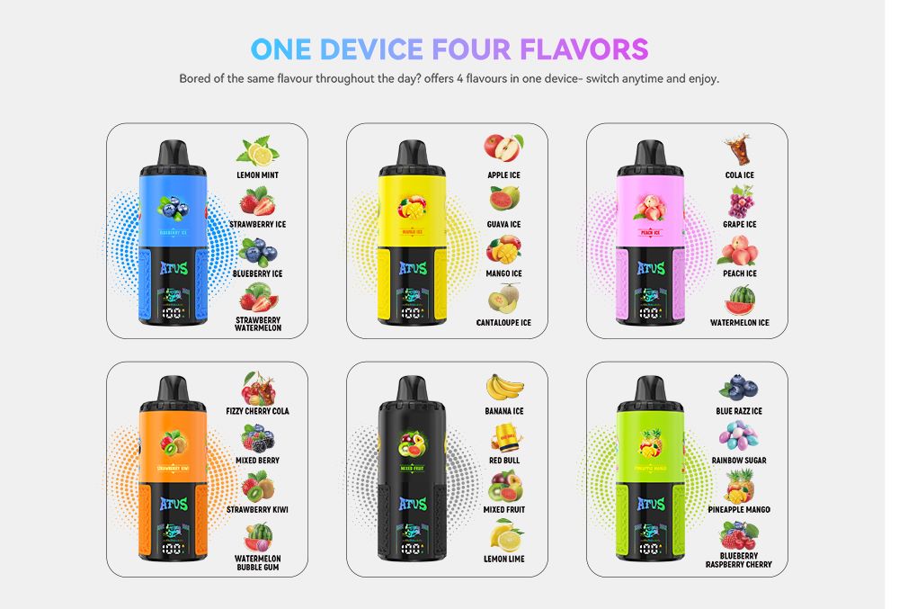 DE030 New York NY USA 60000 Puffs Disposable Vape with LED Display Screen and Adjustable Airflow Rechargeable ATVS Vape